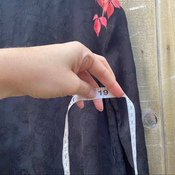 Vintage Black and White Botanical Jacquard Blazer 🌿 - Picture 6 of 11